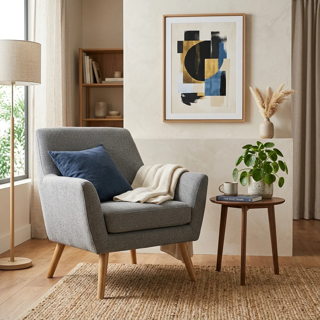 Cozy Gray Chair Design