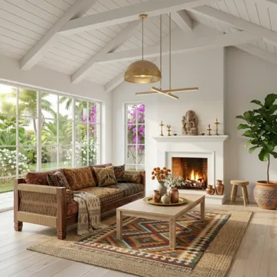 Retro Revival Living Room