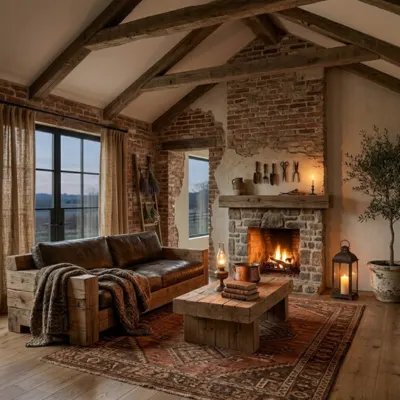 Teal Treasures Living Room