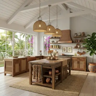 Bohemian Jungle Living Room