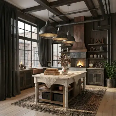 Bohemian Jungle Living Room
