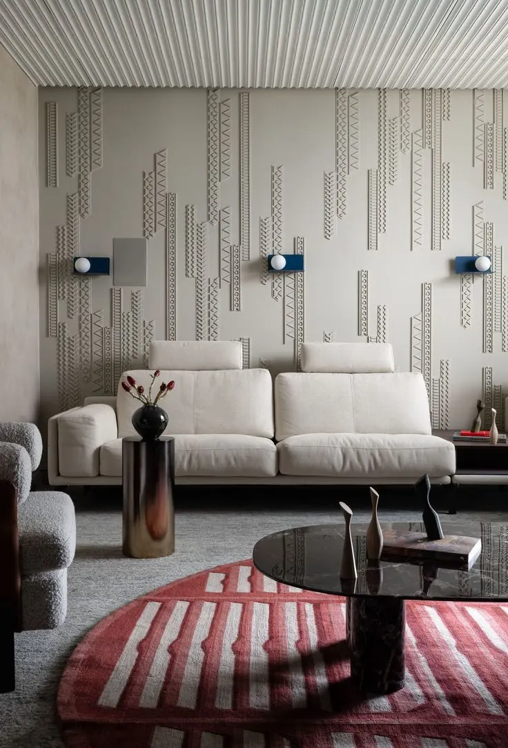 Teal Treasures Living Room