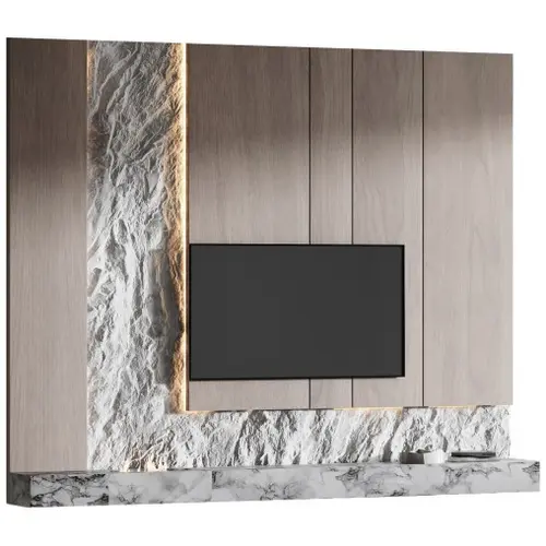 Modern Oasis Sleek Media Center