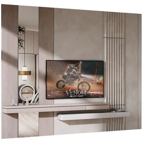 Bespoke Marble-Backing Luxury TV Unit