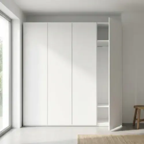 Scandinavian Clean Built-In Wardrobe
